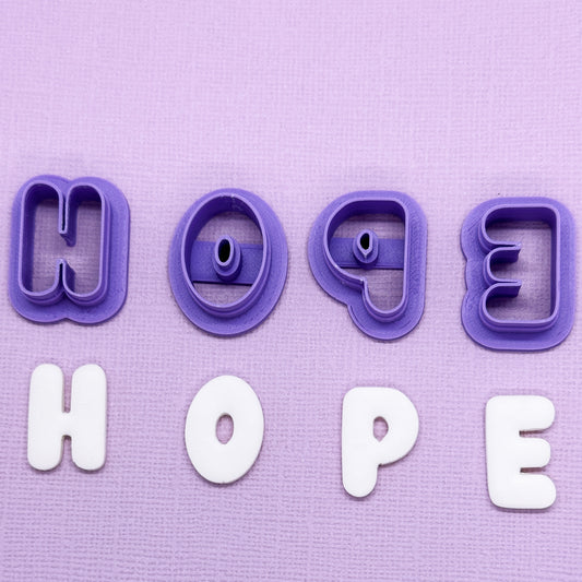 "HOPE" Letter Cutters