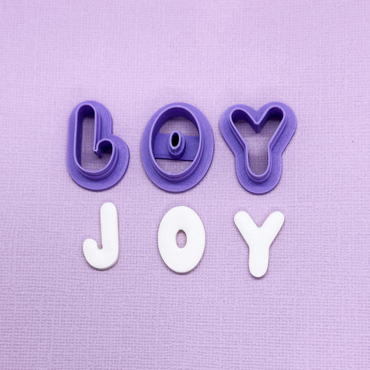 "JOY" Letter Cutters