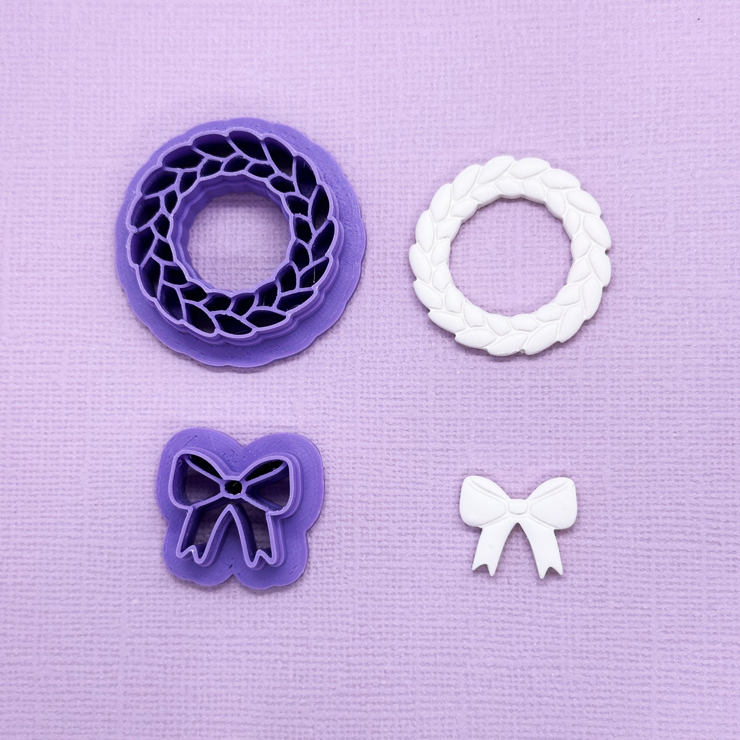 Wreath & Bow Combo Clay Cutter