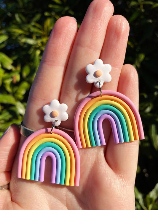 PRIDE Earrings | Pastel Rainbow