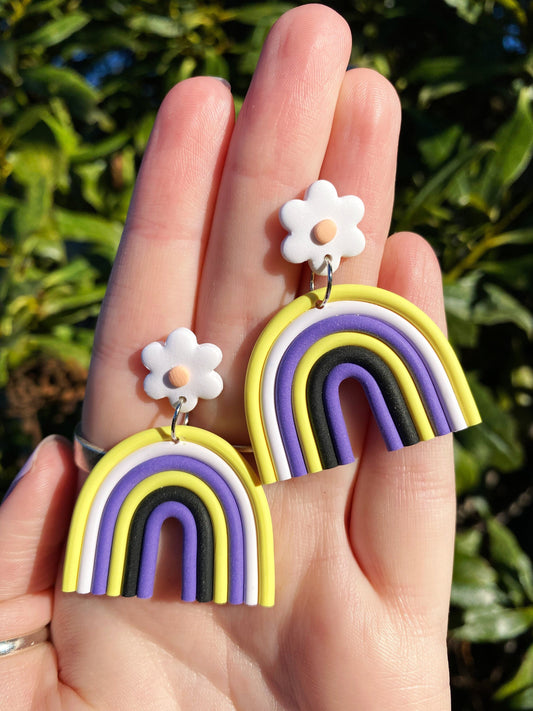 PRIDE Earrings | Non-Binary Pride