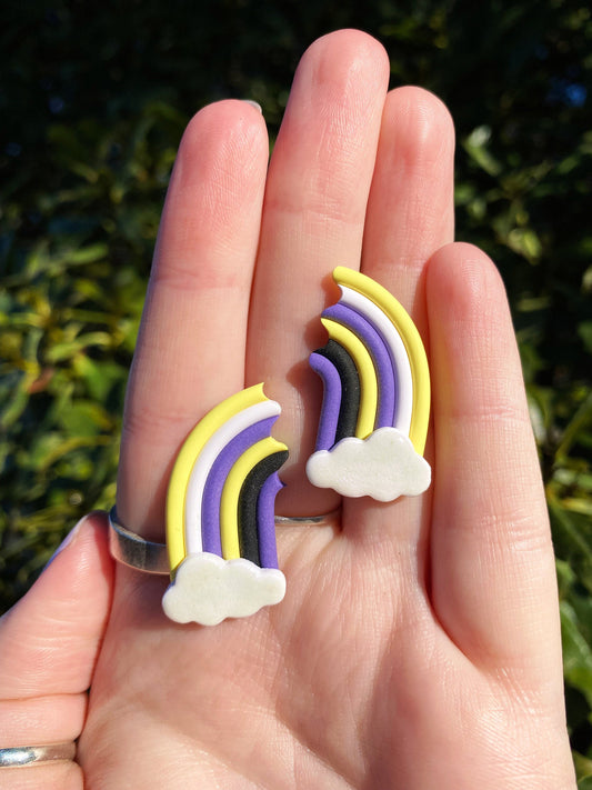 PRIDE Earrings | Non-Binary Pride