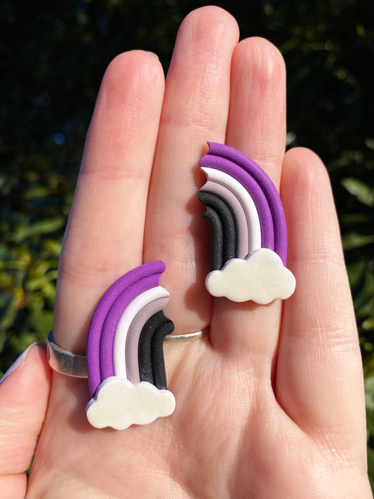 PRIDE Earrings | Asexual Pride | Demisexual Pride