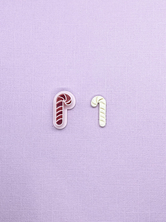 Striped Candy Cane Clay Cutter