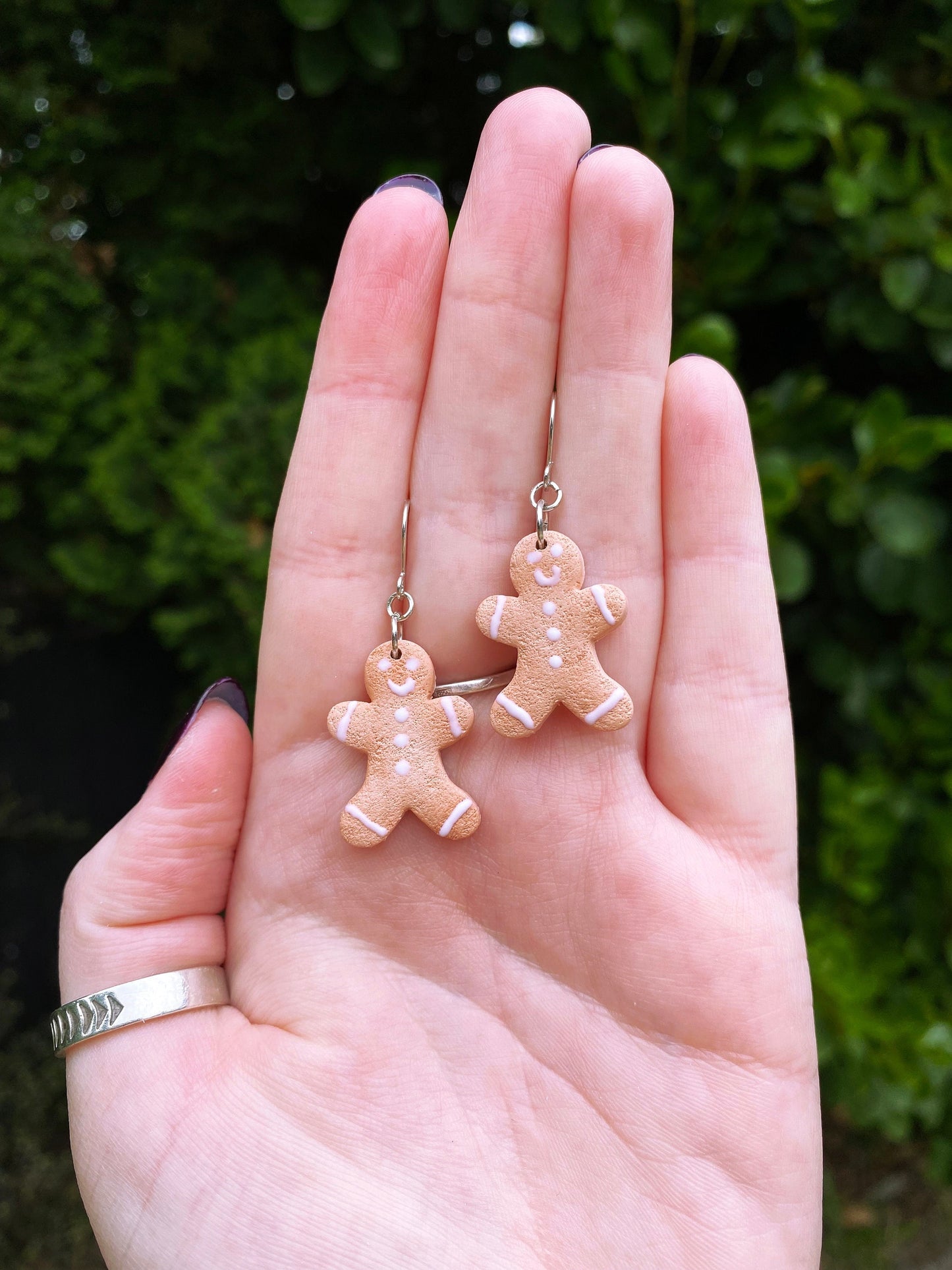 Gingerbread Person Earrings